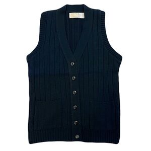 Black Acrylic Cardigan